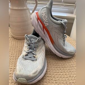 Hoka One One Clifton 8 Womens 8.5B Shoes Blue Running Sneaker